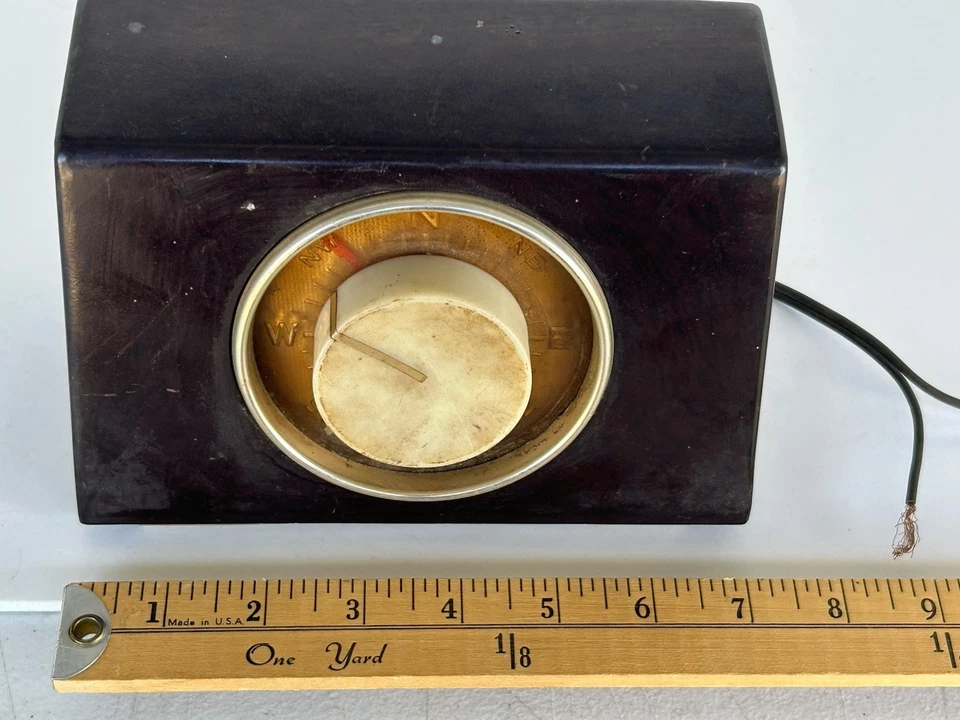 Controlador de antena de dial brújula modelo U-110B caja de control de rotor Alliance de colección Foto 3 de 4