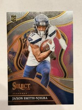 Panini 2023 Select Jaxon Smith-Njigba #259 Red & Yellow Prizm Seahawks RC