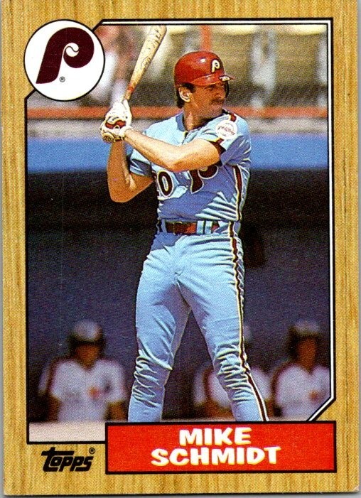 Mike Schmidt - 1987 Topps - # 430 - Phillies