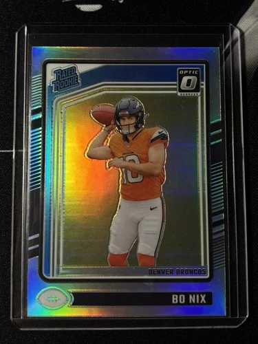 2024 Panini Donruss Optic - Rated Rookie Bo Nix #209 Holo Prizm (RC)