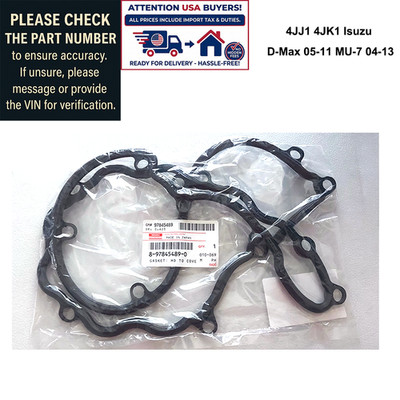 Genuine Isuzu Valve Cover Gasket 8978454890 D-Max 05-11 MU-7 04-13