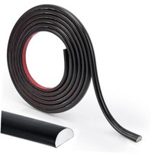 10 ft Peel and Stick Trim, Molding Trim for Walls, Edges, 10 Feet Black