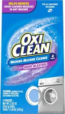 OxiClean Washing Machine Cleaner Odor Blasters 4 Count Deep Clean Pouches
