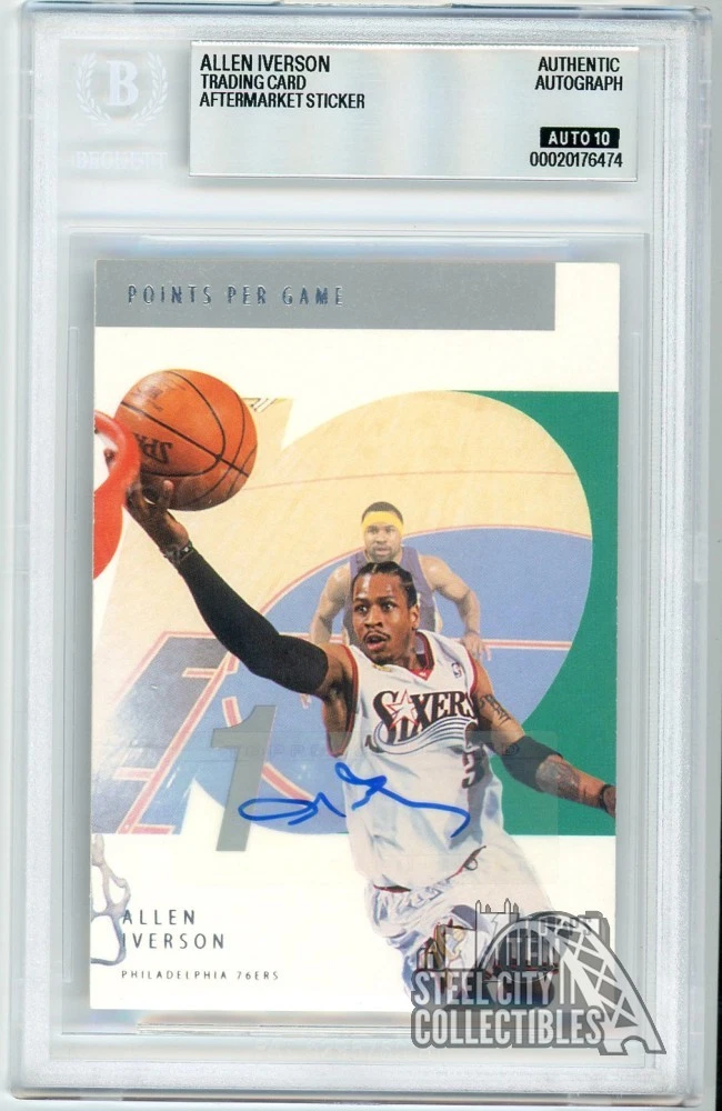 Allen Iverson Basketball 2002-03 Season Sports Trading Card