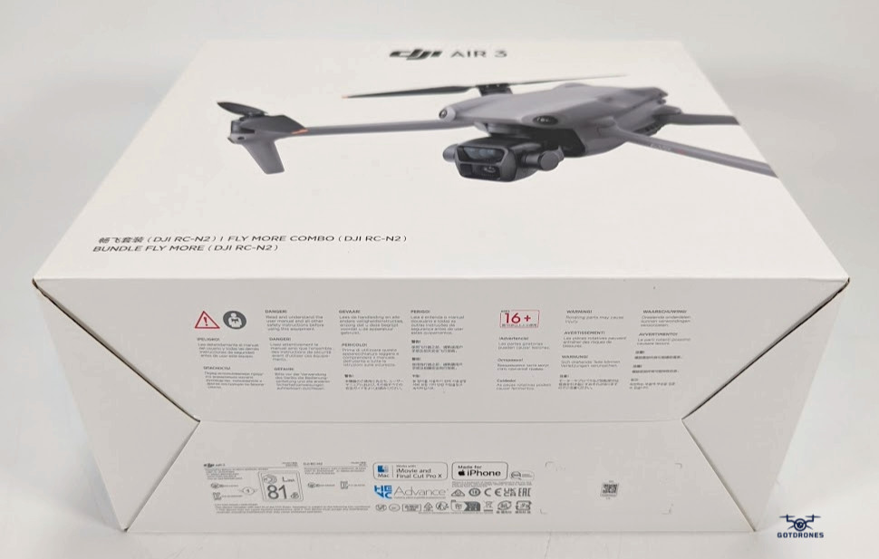 DJI Air 3 Fly More Combo RETAIL BOX ONLY-READ DESCRIPTION!