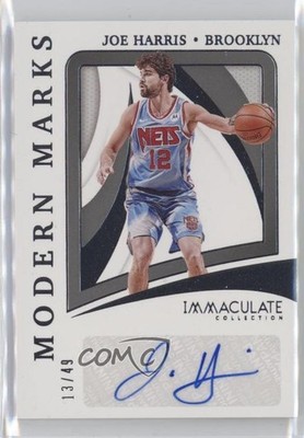 2020-21 Panini Immaculate Modern Marks 13/49 Joe Harris #MM-JOE Auto 1a07
