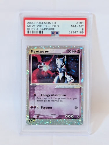 PSA 8 Pokemon TCG: MEWTWO EX - RUBY & SAPPHIRE 2003 101/109