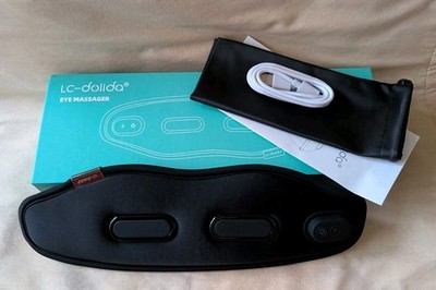 NIOB LC-Dolida Eye Massager AS-EM007 Migraine Relief Heat Vibrate Compress