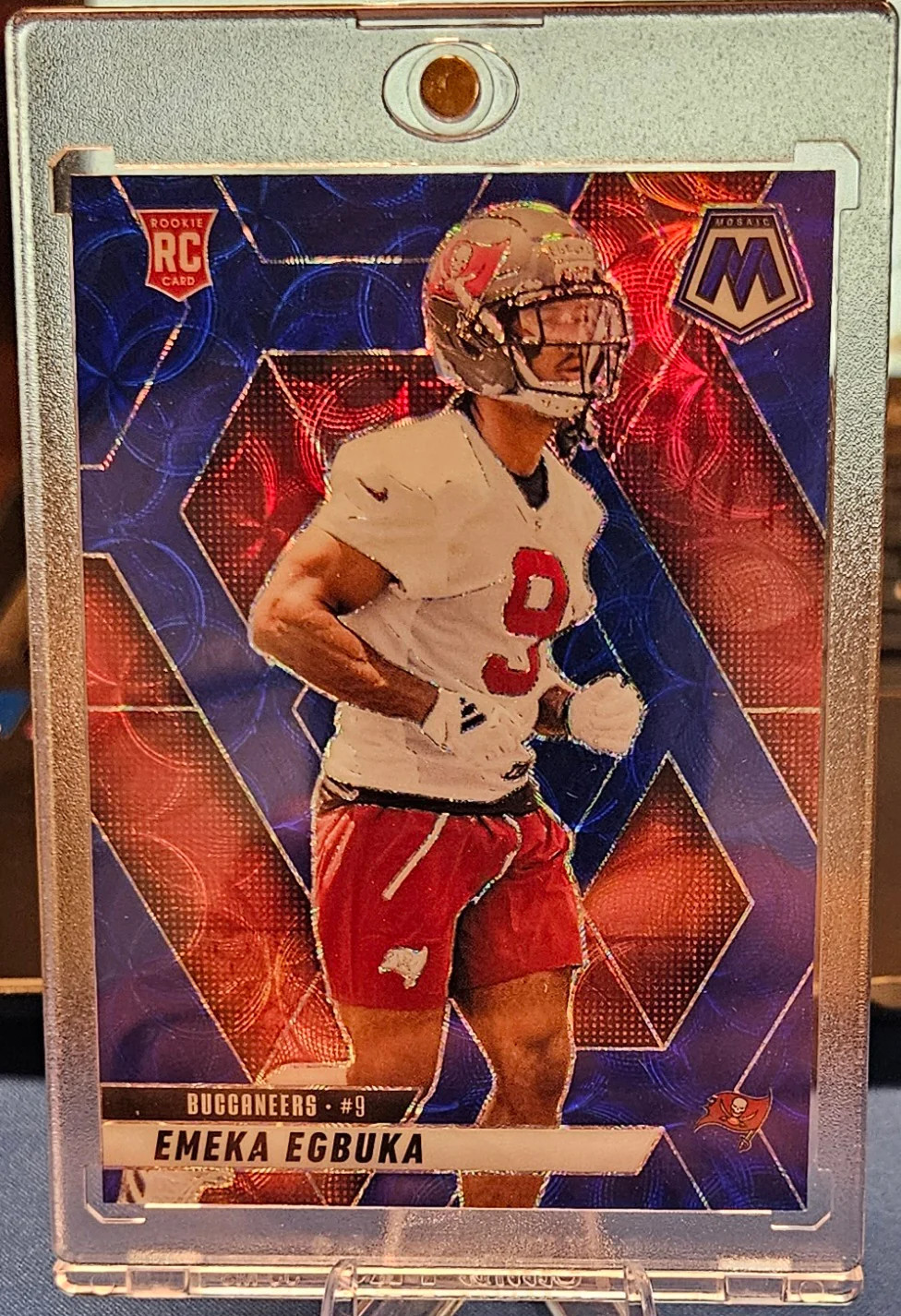 2025 Panini Mosaic - Emeka Egbuka #376 - Blue Scope (RC)