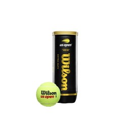 WILSON US Open Tennis Balls - Extra Duty, Single Can 3 Balls , Green