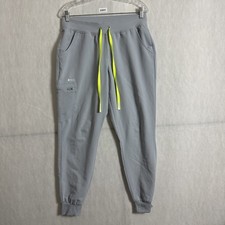 Figs Women s Size Medium Silver Arrows Gray Zamora Jogger Scrub Pants