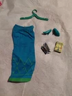 Mattel Barbie #1620 Junior Designer Sheath Dress,shoes, Hanger, Iron, Sewing