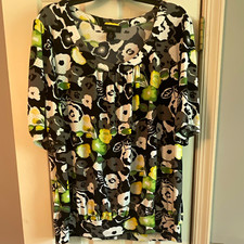 Style & Co. Women s Plus 2X Black/Gray Floral...