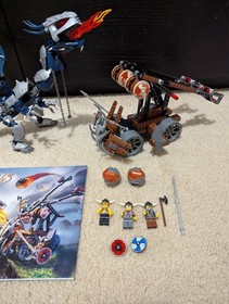 LEGO Vikings: Viking Double Catapault Versus the Armoured Ofnir Dragon (7021)