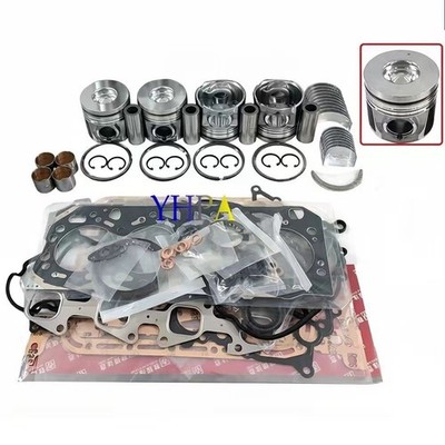 4JK1 4JK1T Overhaul Rebuild Kit With Full Gasket Bearing Set For Isuzu Engine