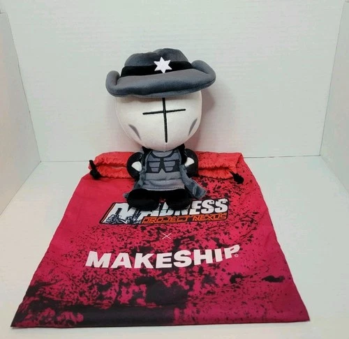 Official Makeship Sheriff Plushie By Madness Project Nexus Game Plush - NEW!