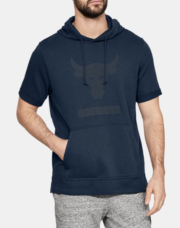 Under Armour Men's Project Rock Terry Short Sleeve Hoodie 1345818-408 NWT Medium
Opens in a new wind