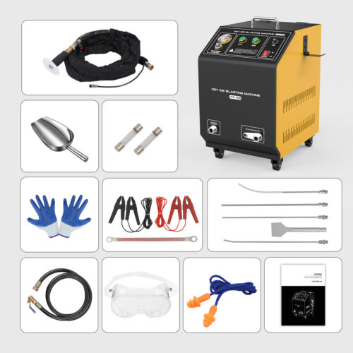 AUTOOL® HTS705 Trockeneisstrahlanlage Trockeneisstrahlgerät Reinigungsmaschine - Bild 11 von 14