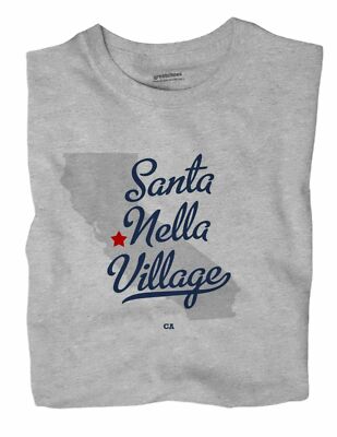 Santa Nella Village California CA T-Shirt MAP