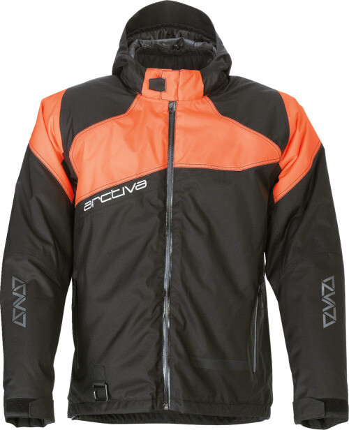 何でも揃う 5 Pivot Arctiva Hooded 3120-2083 Black/Orange XL Jacket スノーモービル