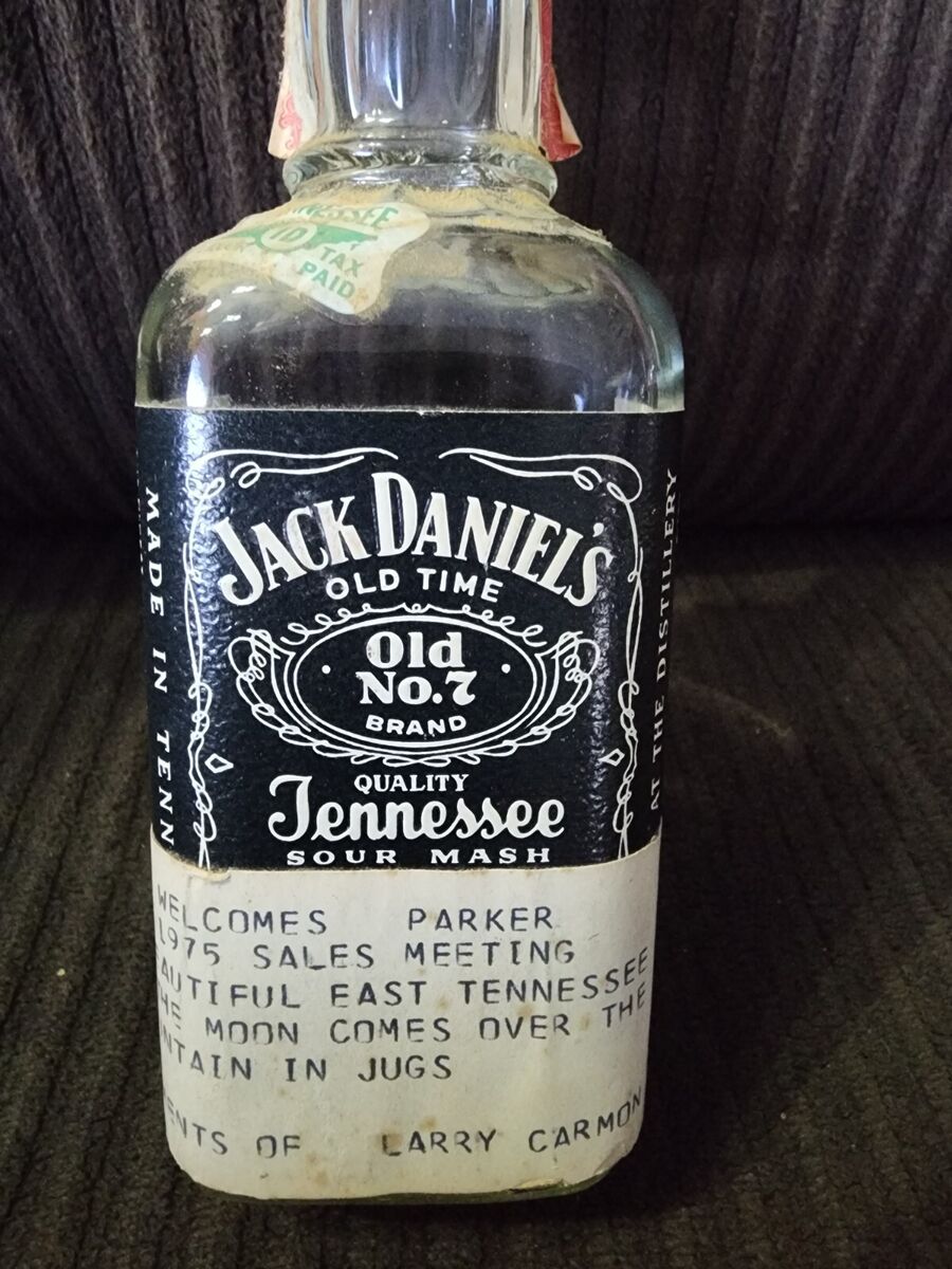 Rare Jack Daniels 1/2 Pint 1970's Old No 7 Sales Meeting Rare Jack Daniels 1/2 Pint 1970's Old No 7 Sales Meeting