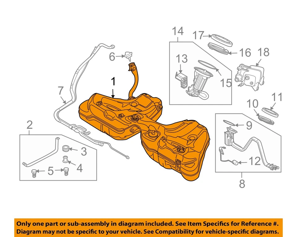 Tanque de combustible usado se adapta a: BMW 525i 2007 de 7/05 grado A Foto 3 de 4