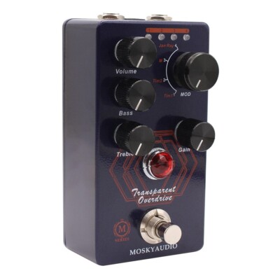 MOSKYAUDIO TRANSPARENT DRIVE Guitar Pedal Overdrive Electric