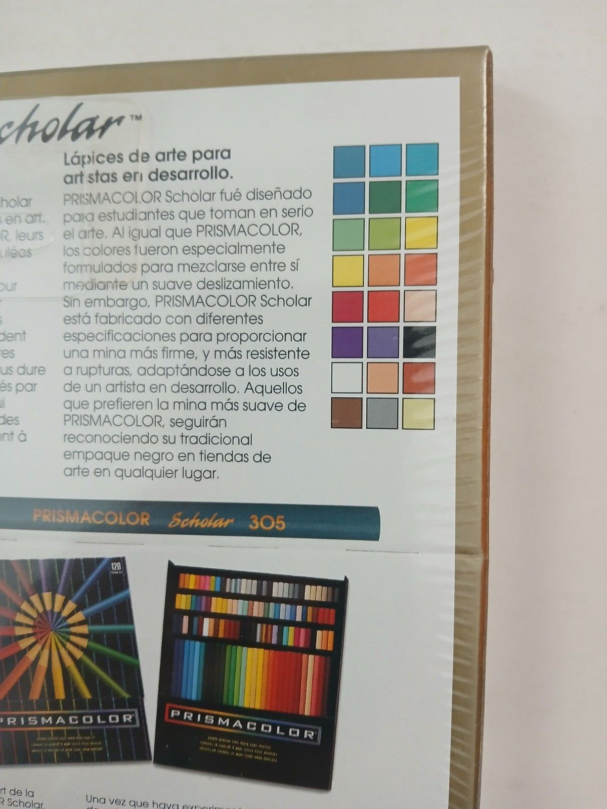 2x Sanford Prismacolor Scholar Berol 24 Colors 1997 Colored Pencils NOS 92805