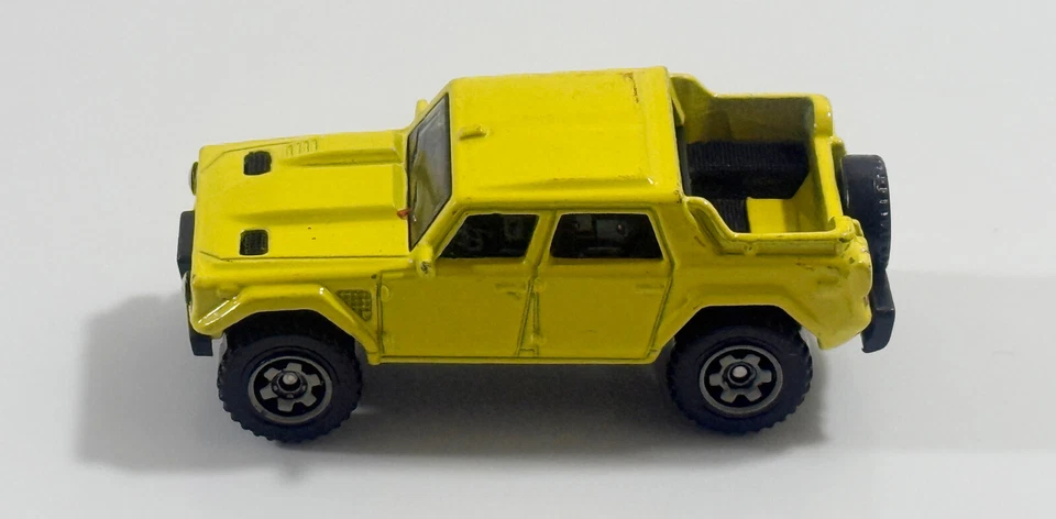 Matchbox MBX Explorers Lamborghini LM002 Yellow Off Road Truck SUV - Loose - Image 2 of 4
