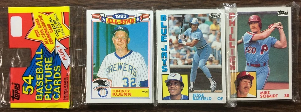 1984 TOPPS бейсбол торговый ящик 500 ct. В заводской упаковке из запечатанного чехла 62026 - Изображение 3 из 4