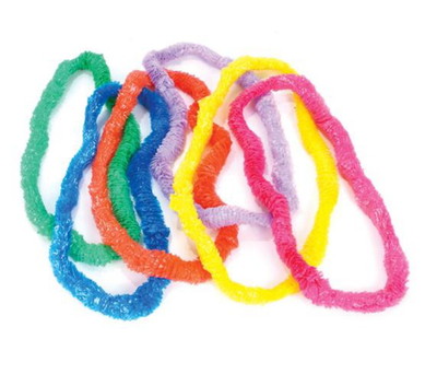 LOT OF 144 HAWAIIAN PLASTIC LEIS LUAU BEACH PARTY CARNIVALS DECORATION FAST SHIP
