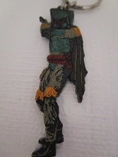 Star Wars Fan Club ~ Boba Fett ~ Vinyl 3.5" Key Ring Keychain 1997