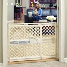 Toddleroo by North States 42” Wide Supergate Ergo Baby Gate, Made in USA: for do