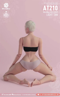 Worldbox 1/6 AT210 wheat-toned female body Action Figure Model In Stock NEW