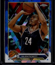 2023-24 Topps Chrome Sapphire #165 Jalen Pickett RC