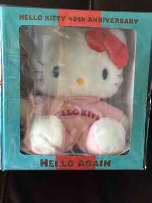 NEW RARE Sanrio Hello Kitty Sanrio 45th anniversary Plush Doll