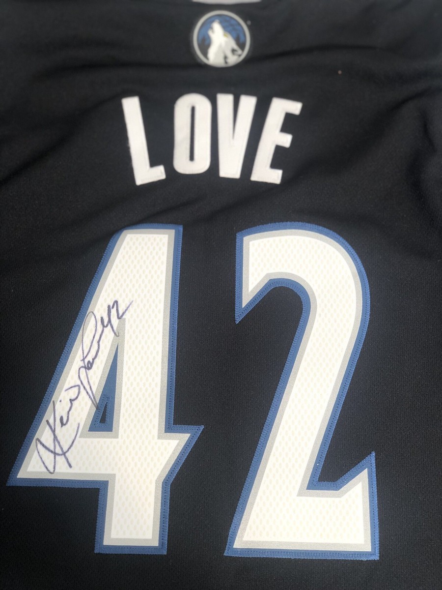 Kevin Love Signed Authentic Adidas NBA Timberwolves Number