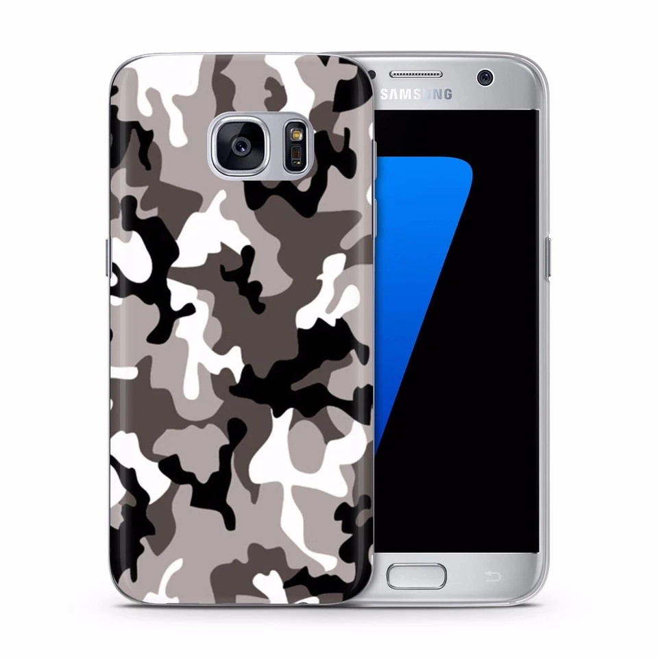 Funda Carcasa Ejército Patrón Camuflaje Samsung Galaxy A J S7 S8 S9 S20 S21 S23 Huawei Foto 3 de 4