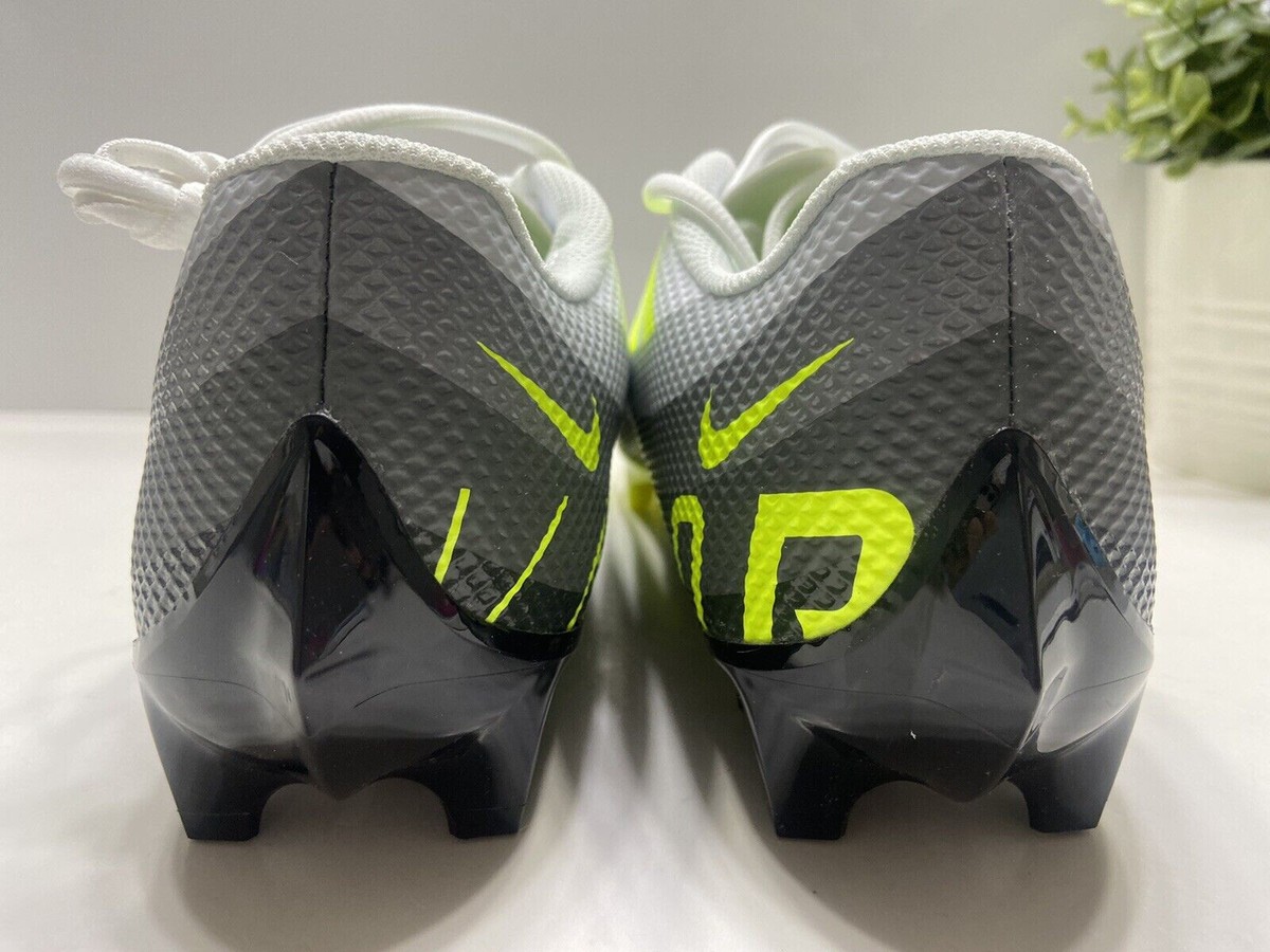Nike Vapor Edge Speed‎ 360 Football Cleat Grey/Volt DQ5110-071 Men\'s Size 11.5 Nike Vapor Edge Speed 360 Football Cleats Volt White Grey  main image 4