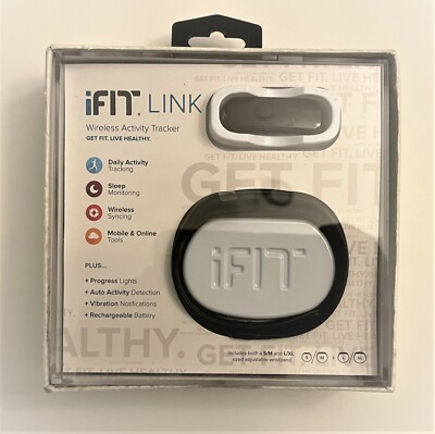 iFit Link Wireless Activity Tracking Wearable w/Convenient LED