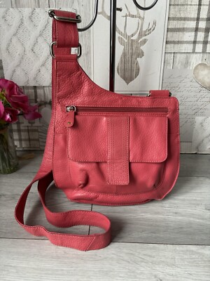 Hotter genuine leather medium Cross Body Bag Shoulder Bag UK