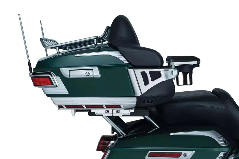 Kuryakyn 8731 ajustável Tour-Pak relocador porta-malas suporte Harley 2014-2023 - Imagem 3 de 4