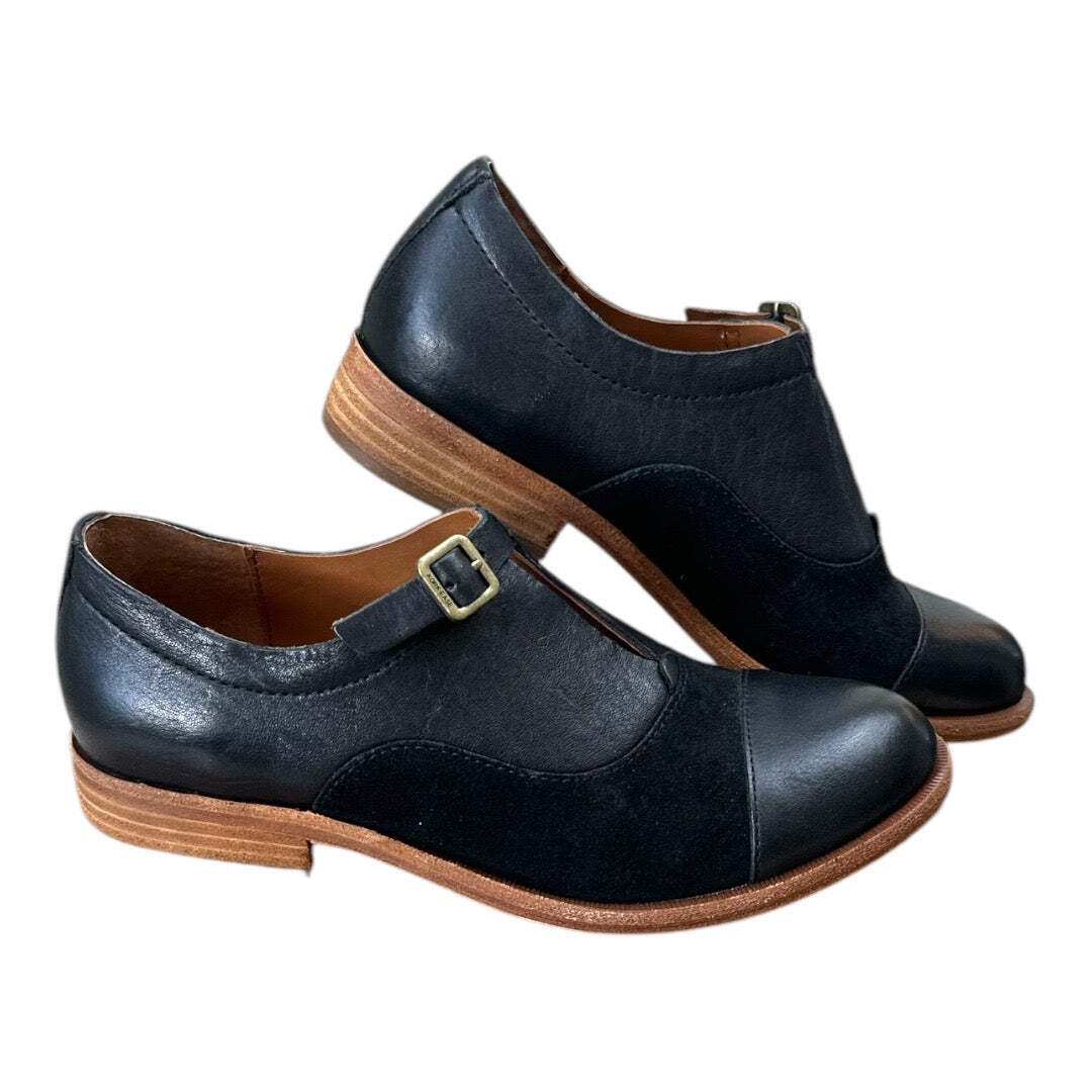 Kork-Ease Niseda Black Leather Womens Shoes Size New