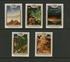 G330   Cook Islands  1986   space  comet   5v.      MNH