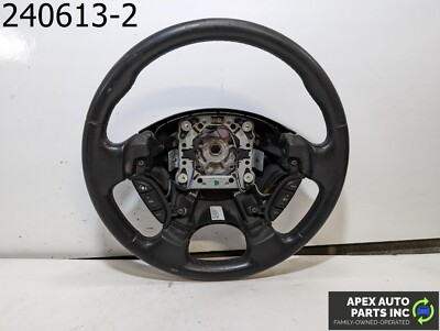 OEM 2002 Jaguar X-Type 3.0L Steering Wheel w/Switches BLACK/Woodgrain
