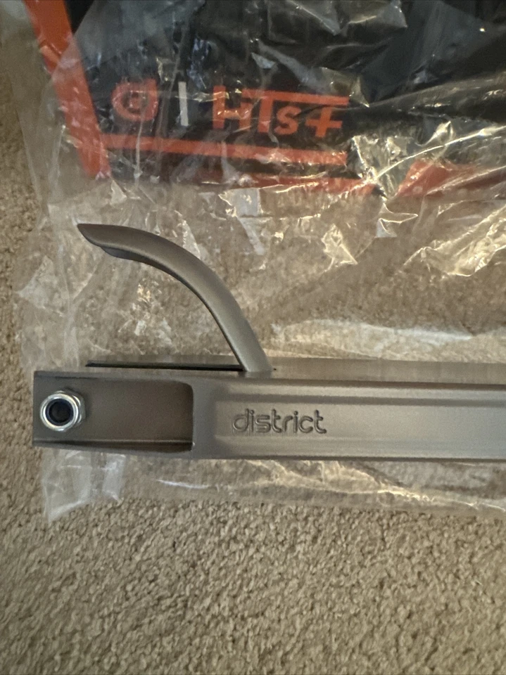 "Plataforma de scooter District HTS+ Park Pro gris titanio 20,5"" 4,9"" nueva en caja" Foto 4 de 4