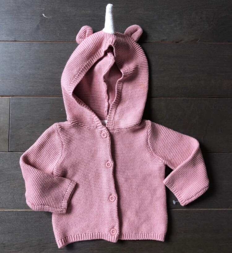 carters knit baby girl Unicorn cardigan sweatshirt