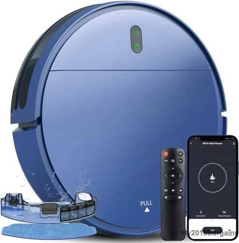 ZCWA Robot Vacuum, Robot Vacuum Cleaner with WiFi/APP/Alexa,