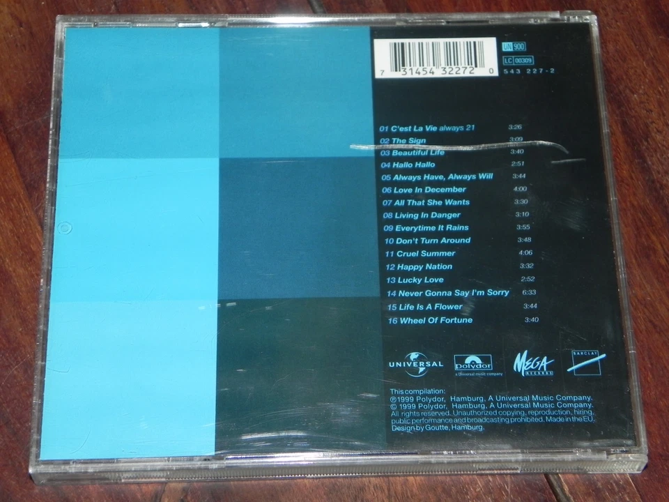 Musik CD - Ace Of Base / Singles Of The 90s (MEGA Records / 543227-2 / 1999) 03 - Bild 4 von 4