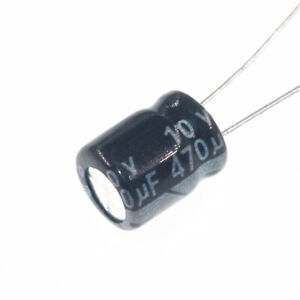 100pcs 16v 100uf 100mfd aluminum electrolytic capacitor 5×7mm radial